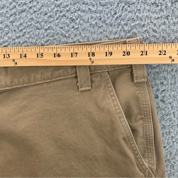 Carhartt Relaxed Fit Twill 5-Pocket Work Dark Khaki Pants Men's   -  Size:   42 - Picture 9 of 16